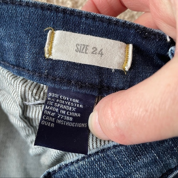 Madewell 24 ‘Skinny Skinny Ankle’ Jeans Zipper Ankles Medium Wash - Picture 10 of 10